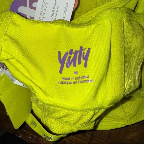 Yitty - Neon Highlighter Yellow Bodysuit - Women's Medium - Picture 3 of 6
